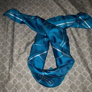 Coach silk scarf..